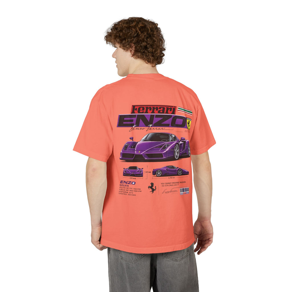 Graphic Tee — Purple Streetwear Car & Character Design