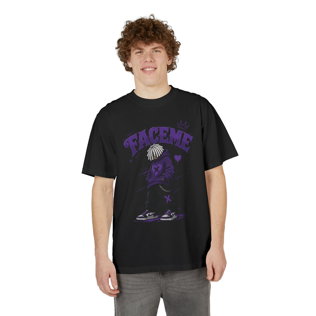 Graphic Tee — Purple Streetwear Car & Character Design