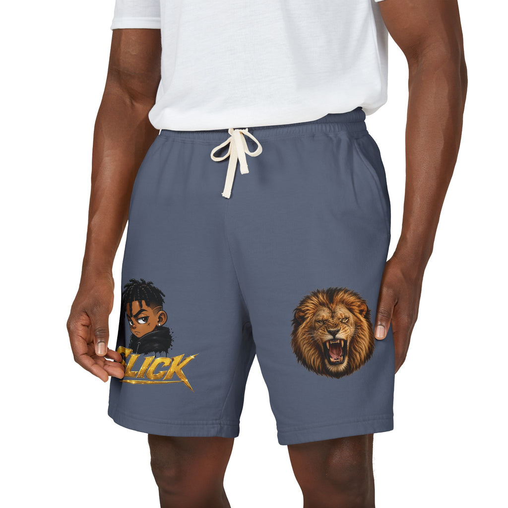Lion & Slick Graphic Fleece Sweat Shorts