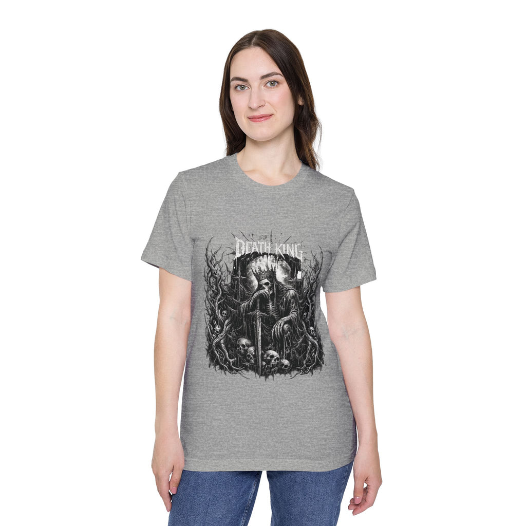 Grim Reaper Forest T-Shirt — Dark Skull Gothic Tee