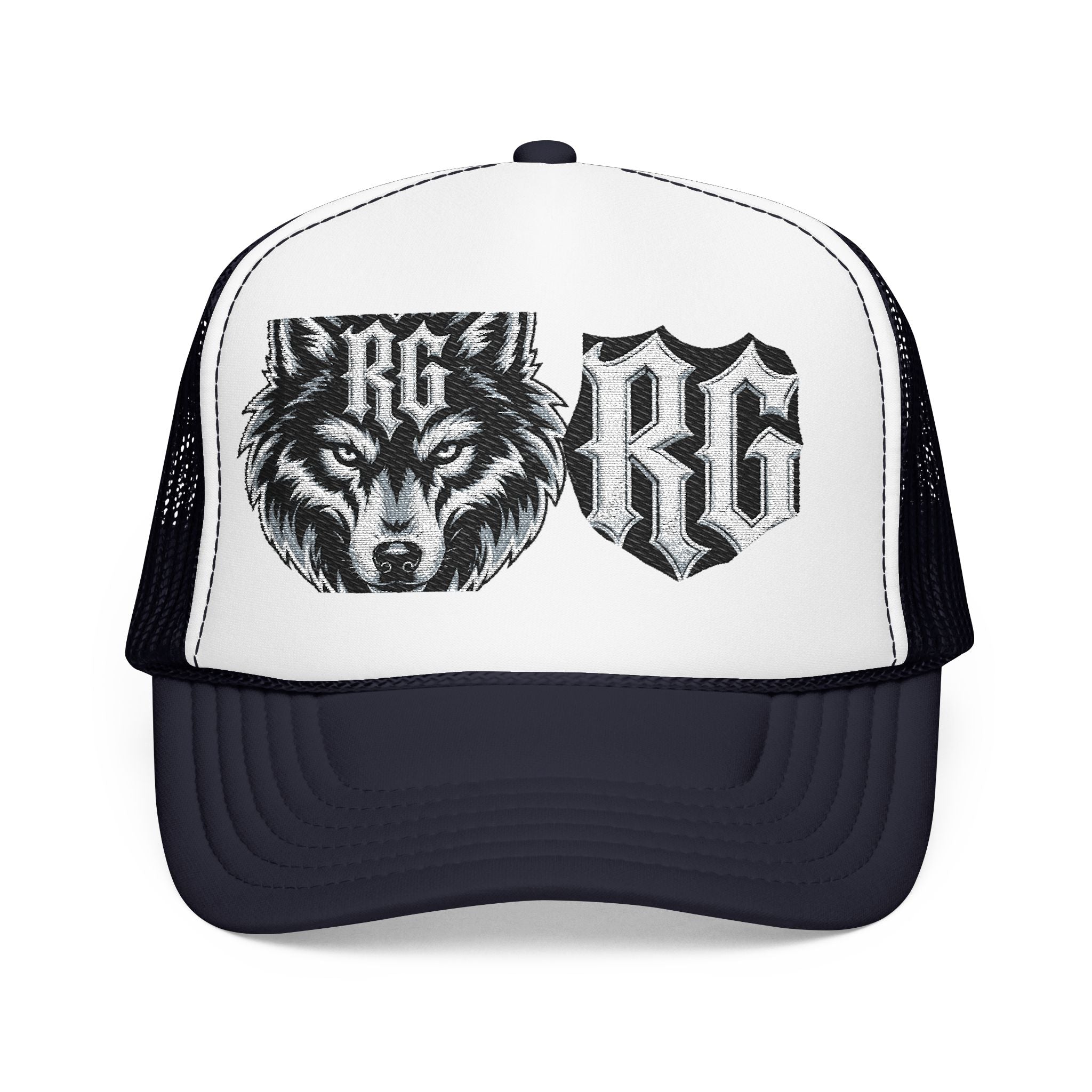 Wolf Patch Trucker Hat — RG Logo Foam Cap