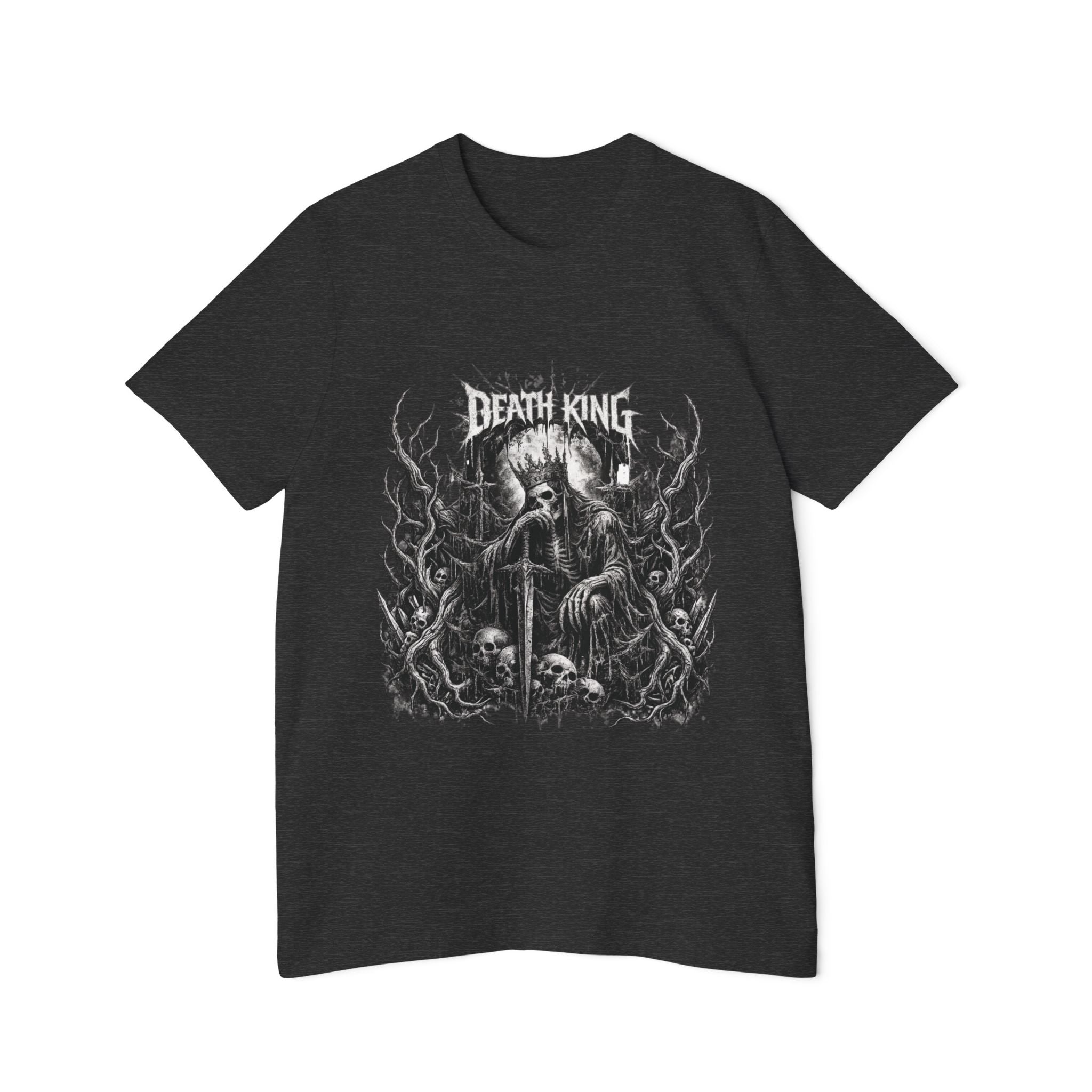 Grim Reaper Forest T-Shirt — Dark Skull Gothic Tee