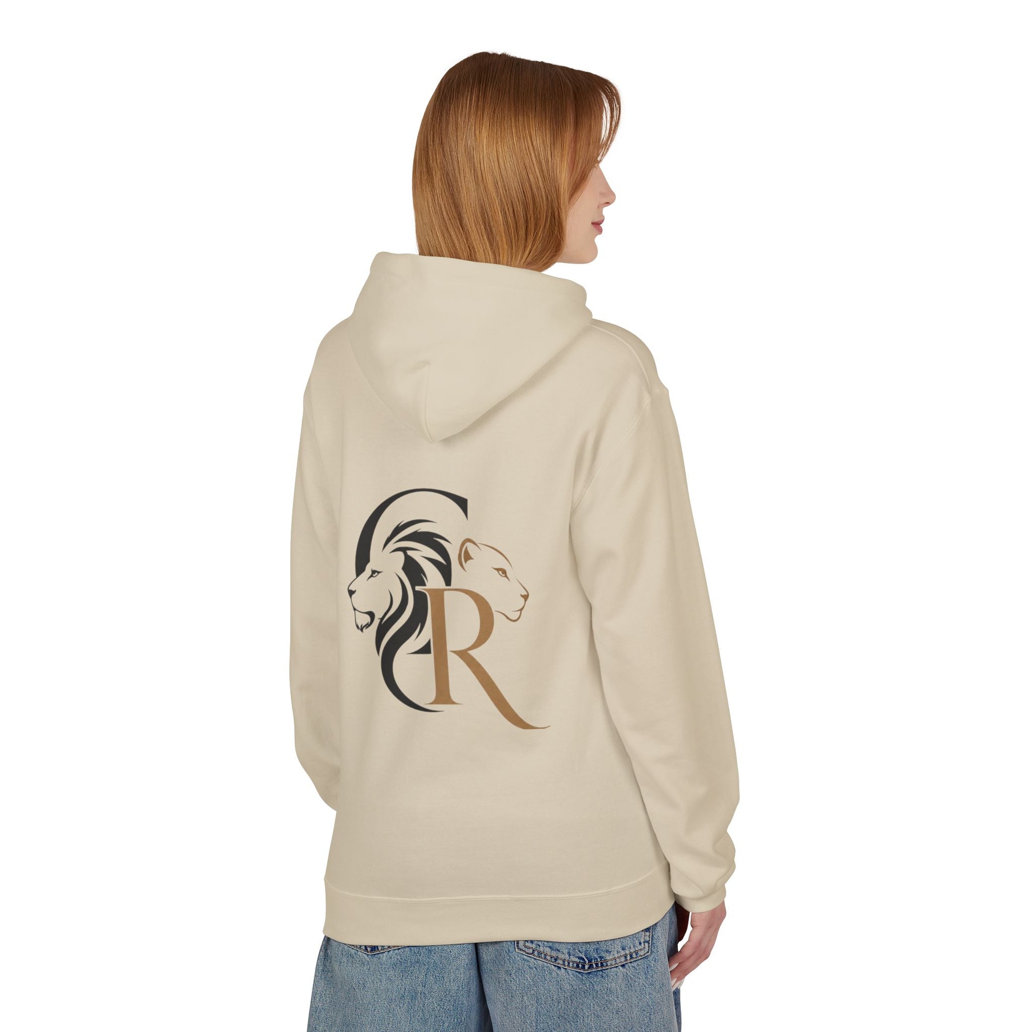 Silent Power Hoodie — Lion Crest Graphic Pullover