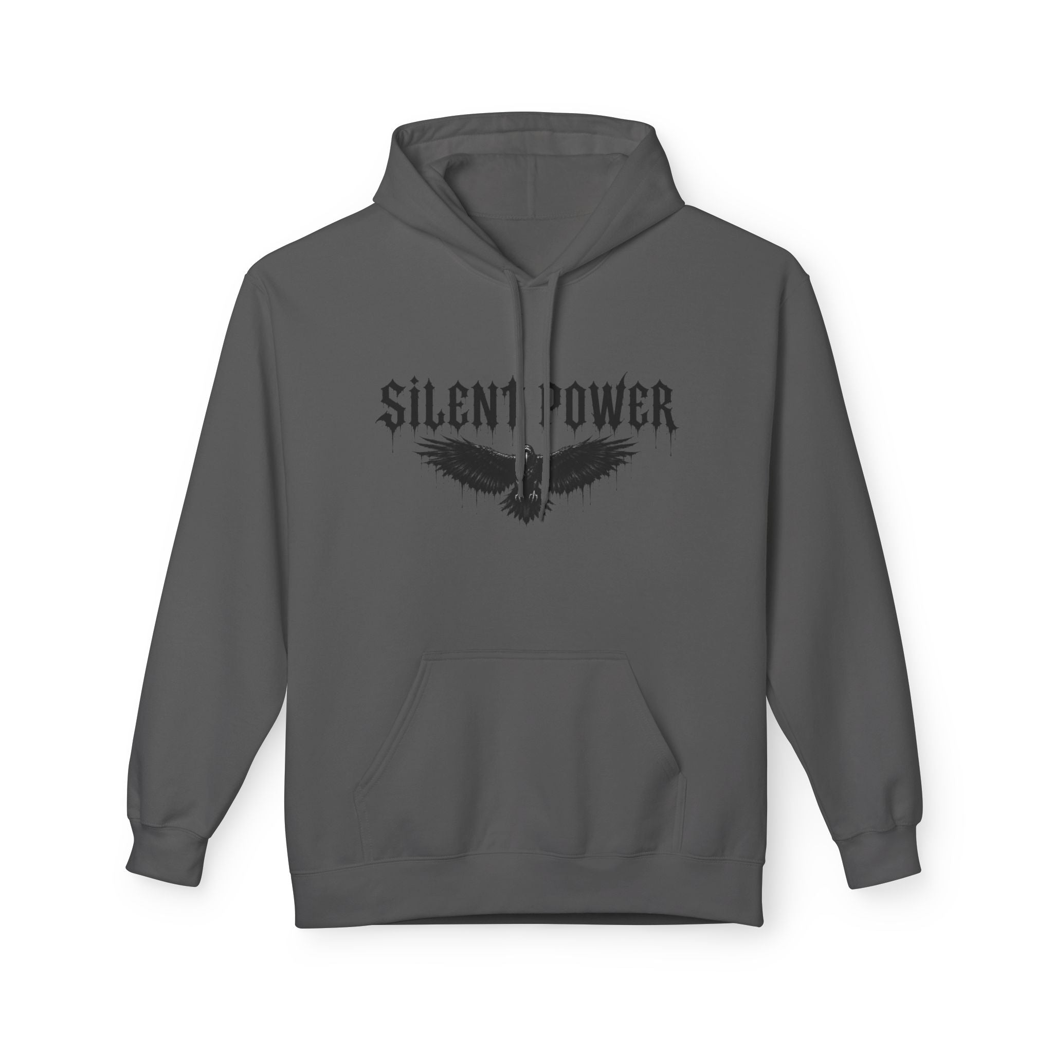 Silent Power Hoodie — Lion Crest Graphic Pullover