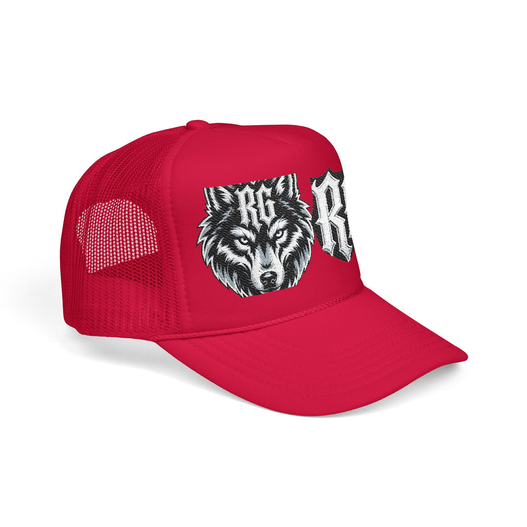 Wolf Patch Trucker Hat — RG Logo Foam Cap