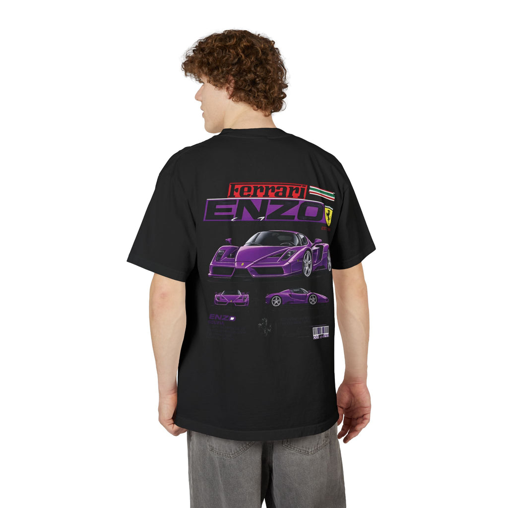 Graphic Tee — Purple Streetwear Car & Character Design