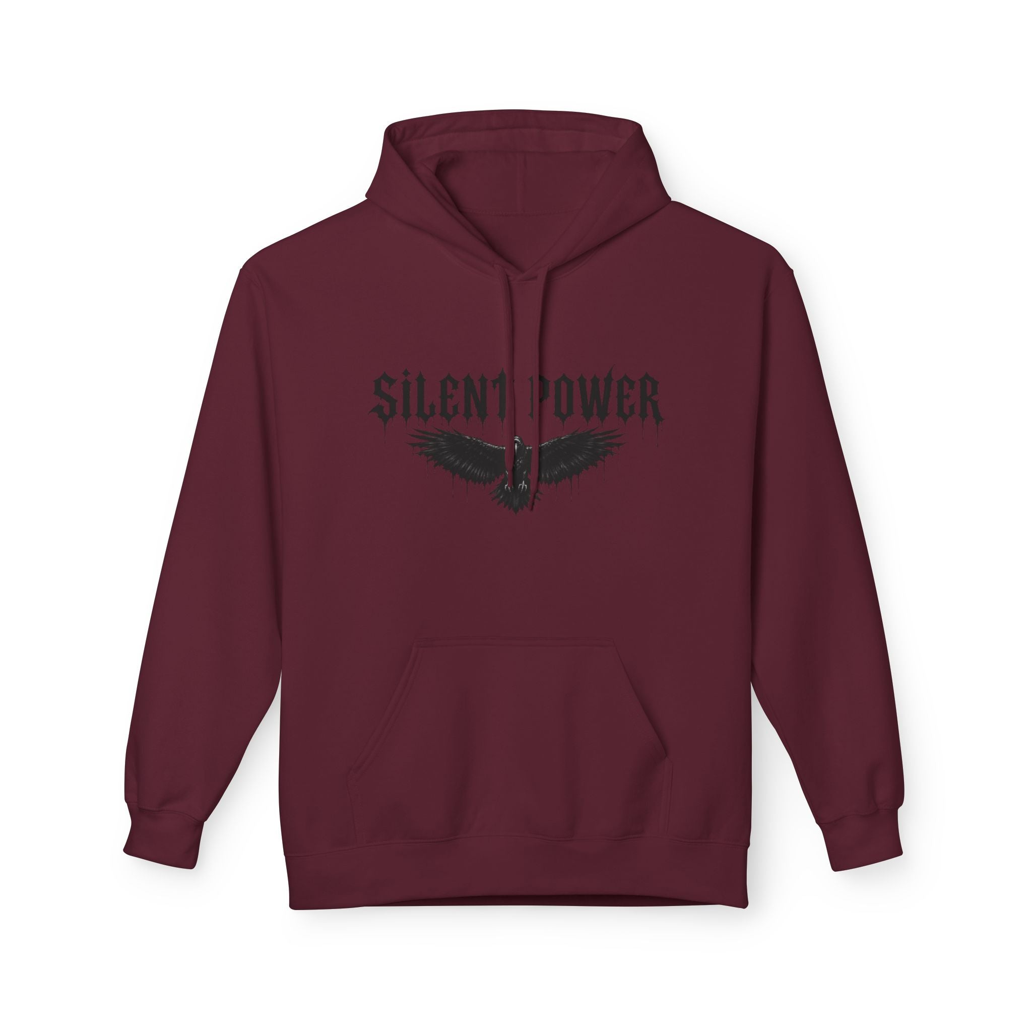 Silent Power Hoodie — Lion Crest Graphic Pullover