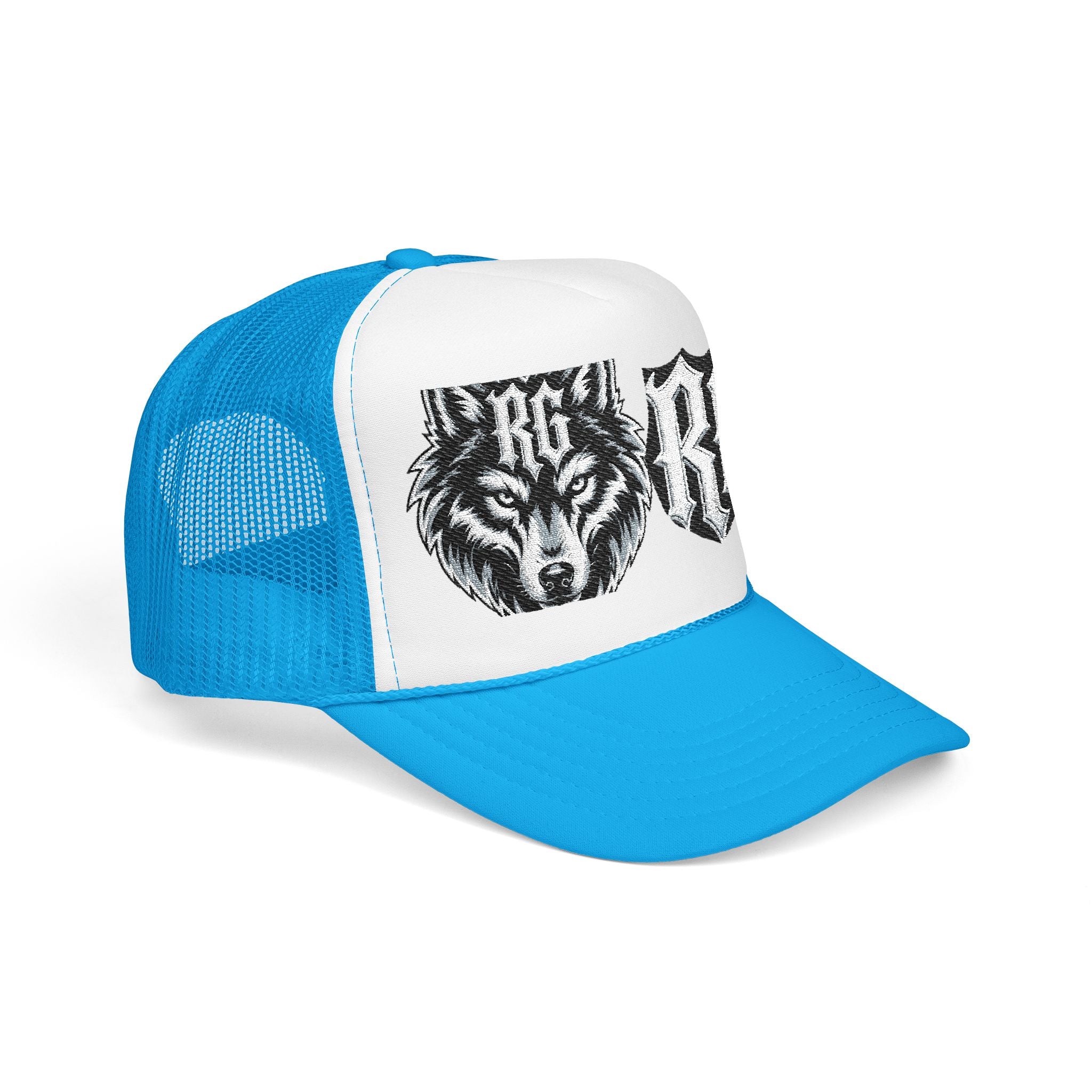 Wolf Patch Trucker Hat — RG Logo Foam Cap