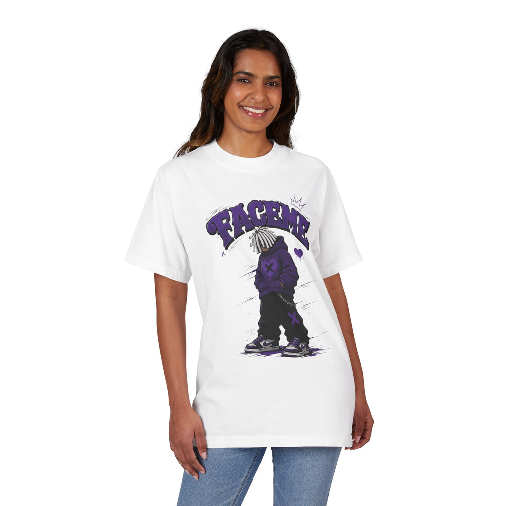 Graphic Tee — Purple Streetwear Car & Character Design