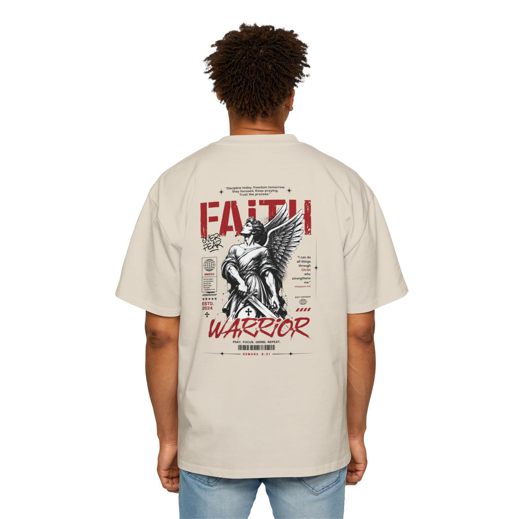 Faith Warrior T‑Shirt — “No Weapon Formed Against Me Shall Prosper” Inspirational Christian Tee