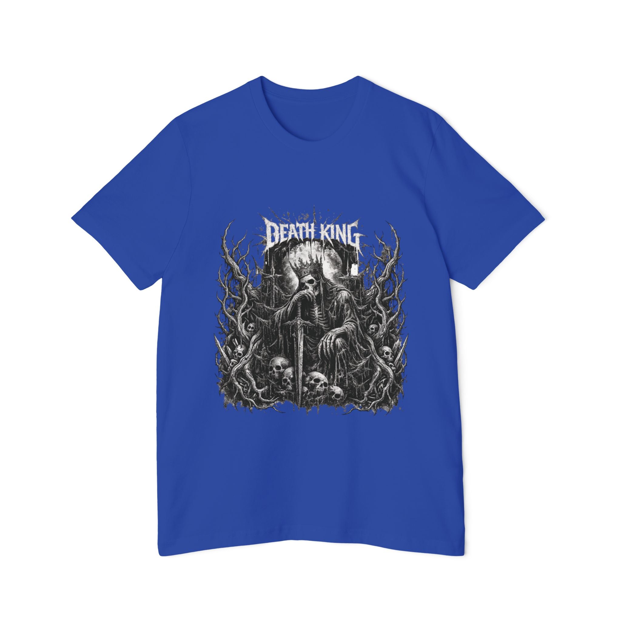 Grim Reaper Forest T-Shirt — Dark Skull Gothic Tee