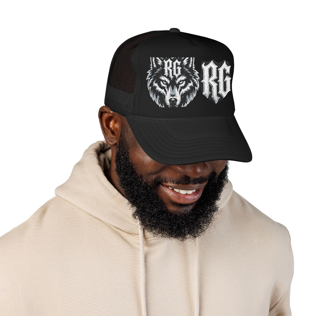 Wolf Patch Trucker Hat — RG Logo Foam Cap