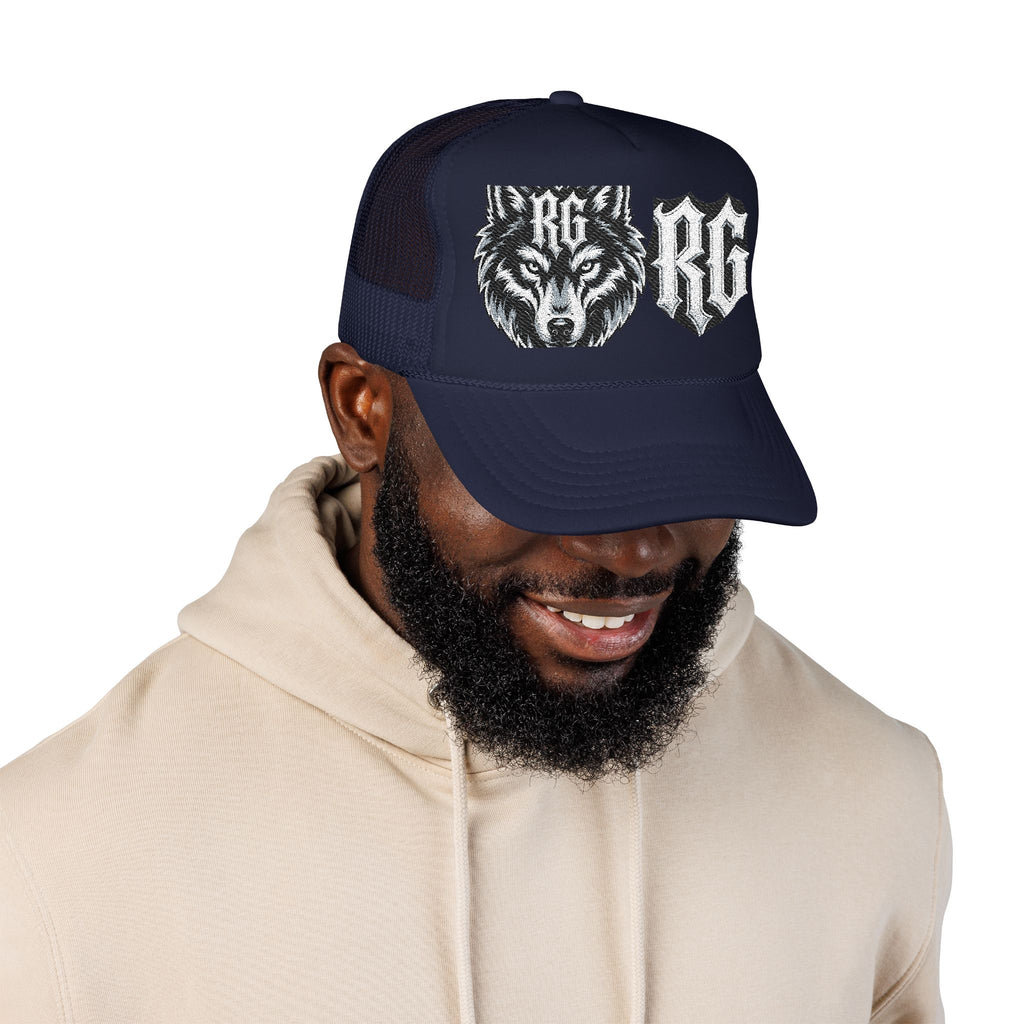 Wolf Patch Trucker Hat — RG Logo Foam Cap