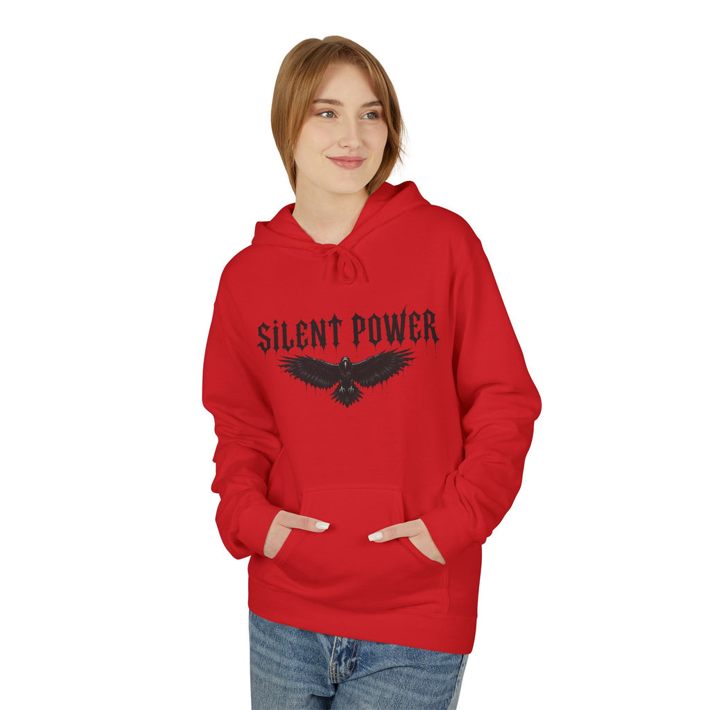 Silent Power Hoodie — Lion Crest Graphic Pullover