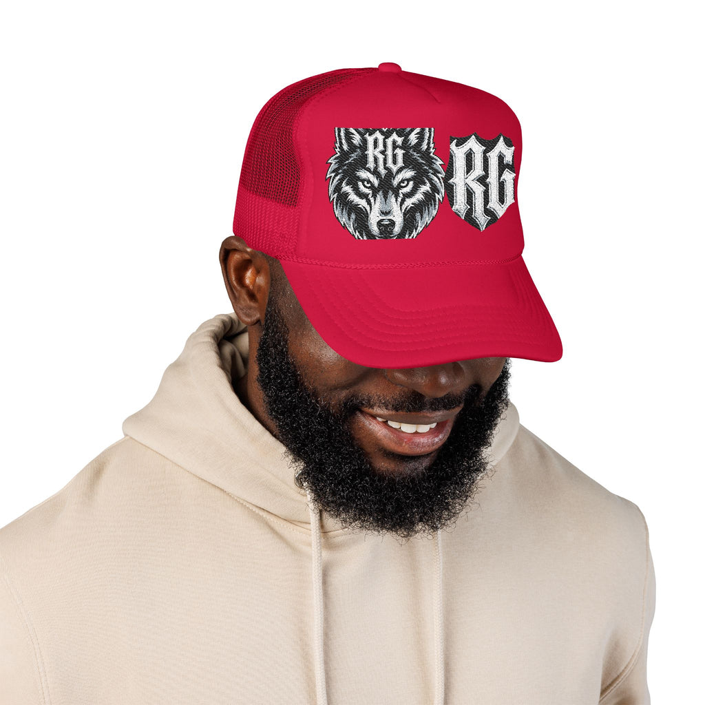 Wolf Patch Trucker Hat — RG Logo Foam Cap