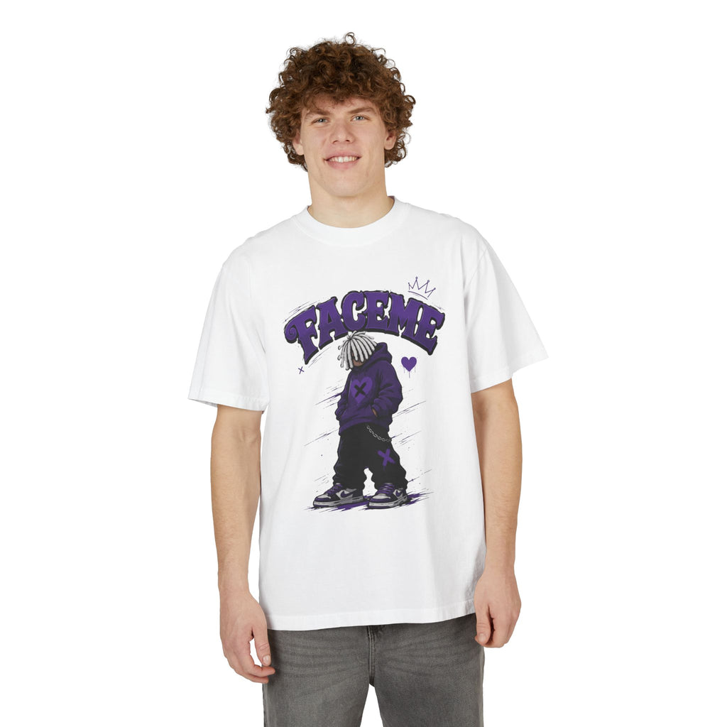 Graphic Tee — Purple Streetwear Car & Character Design
