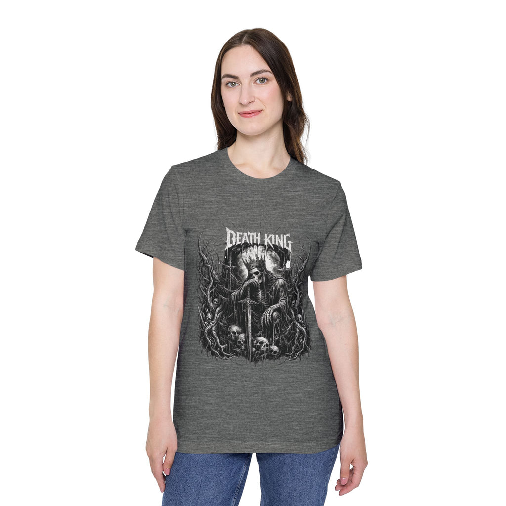Grim Reaper Forest T-Shirt — Dark Skull Gothic Tee
