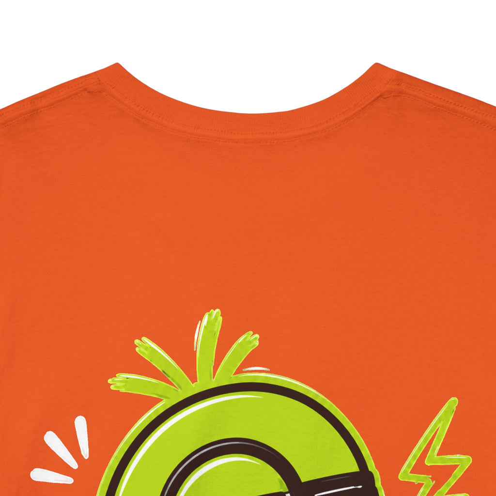 Juicy Graffiti Tee — Neon Green Street Art Graphic T-Shirt
