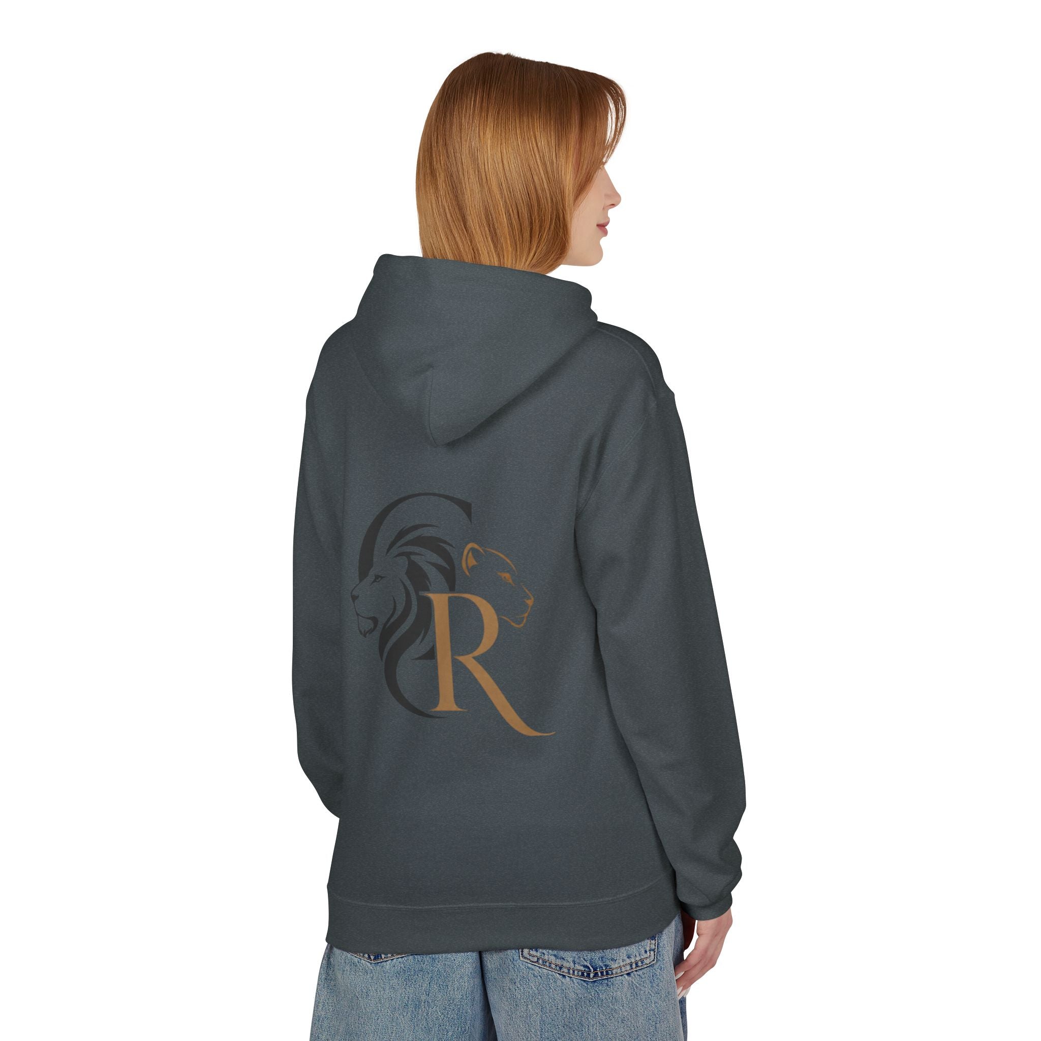 Silent Power Hoodie — Lion Crest Graphic Pullover
