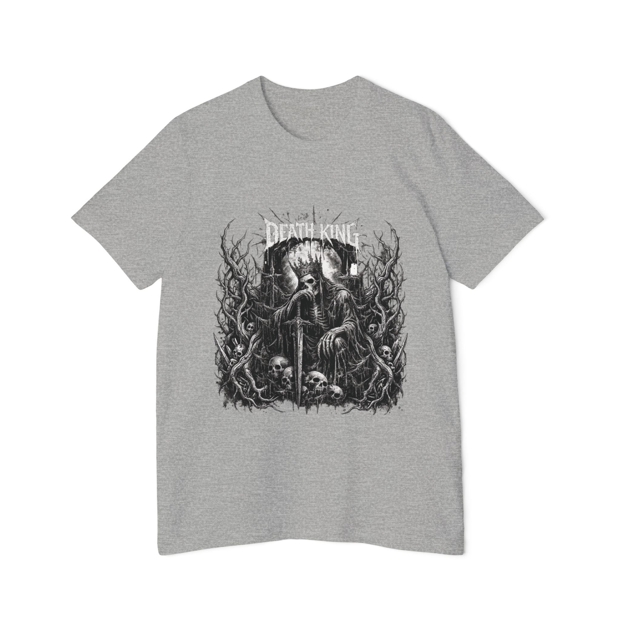 Grim Reaper Forest T-Shirt — Dark Skull Gothic Tee