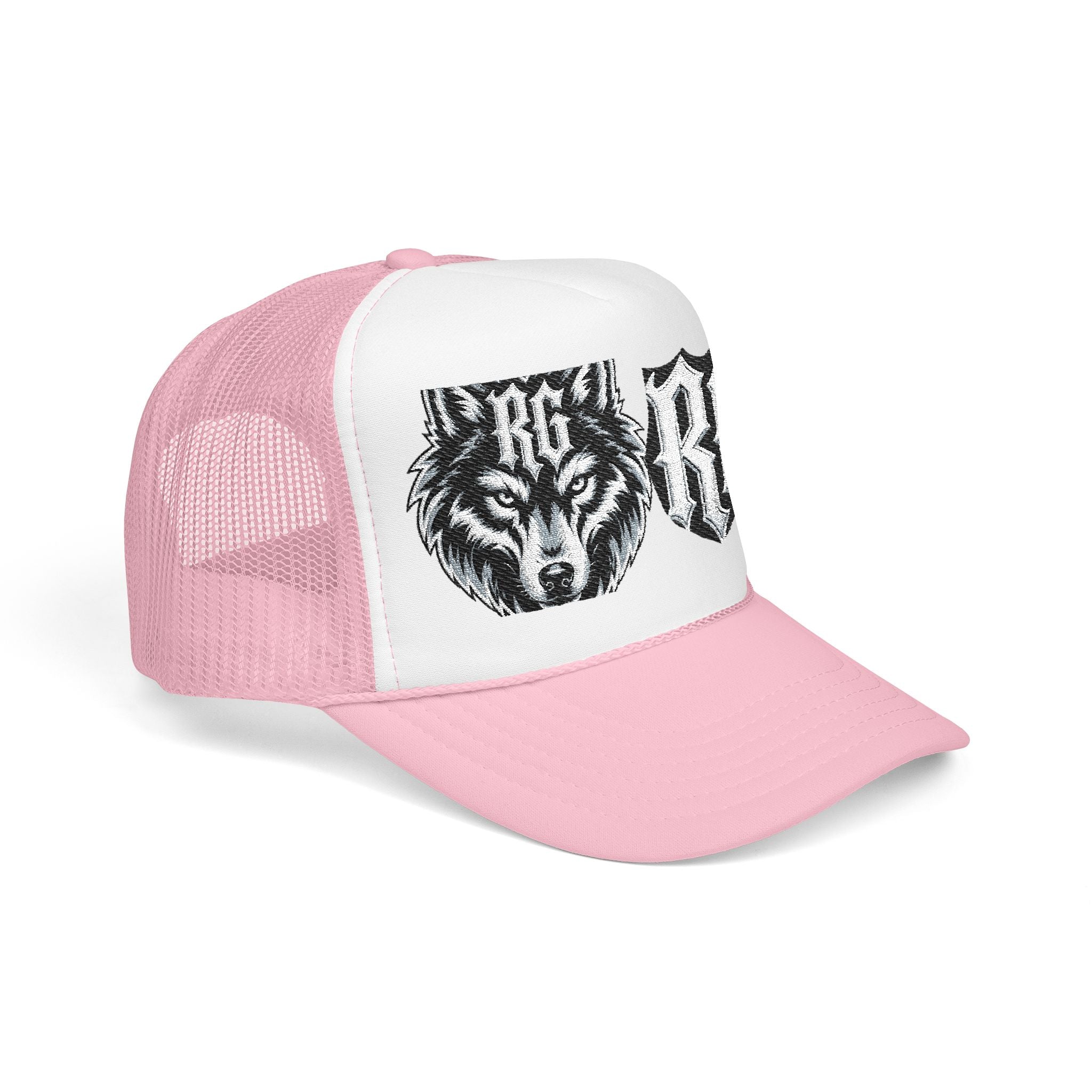 Wolf Patch Trucker Hat — RG Logo Foam Cap