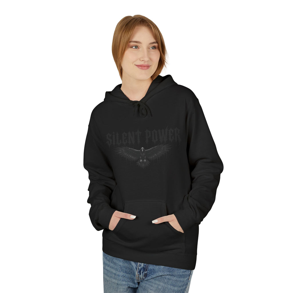 Silent Power Hoodie — Lion Crest Graphic Pullover