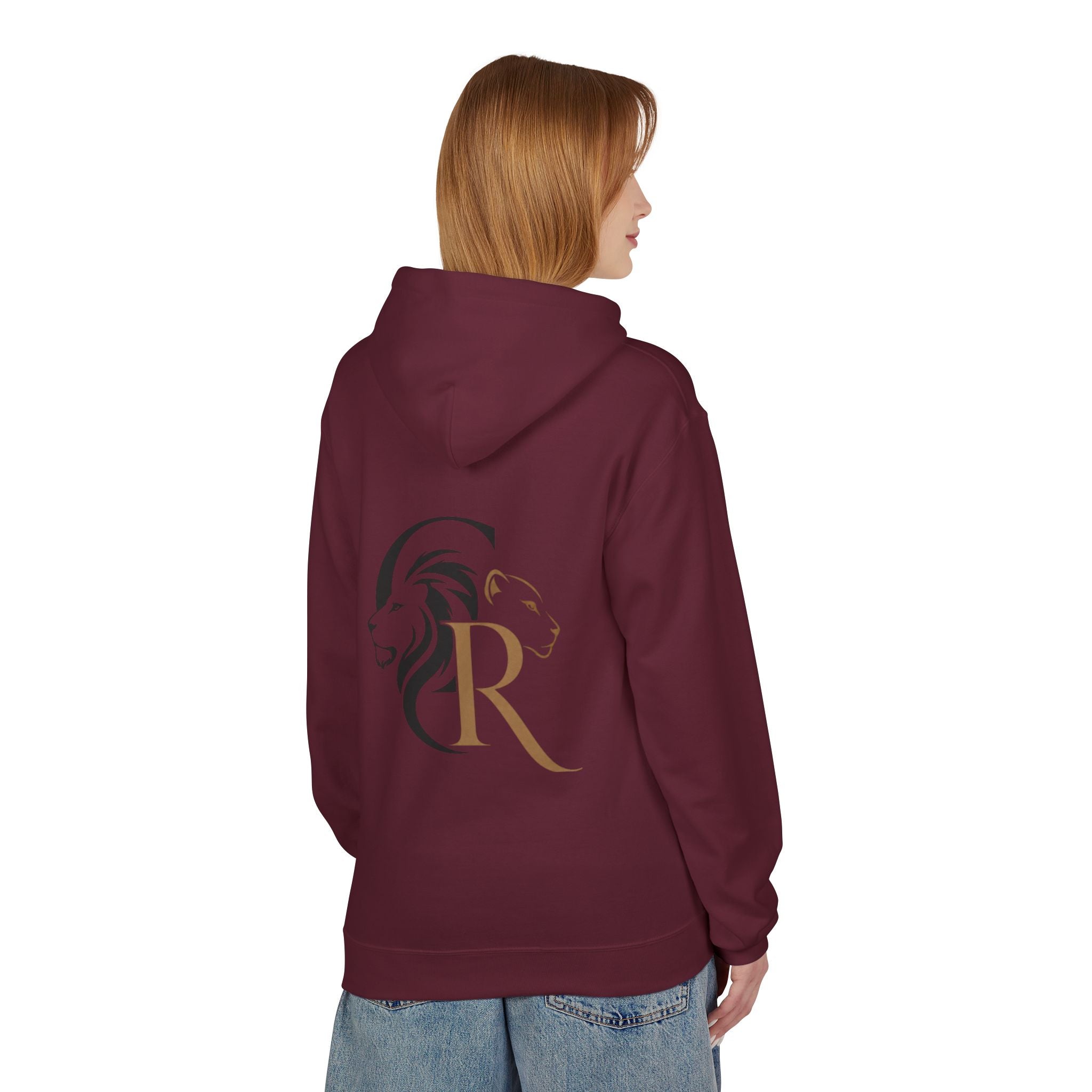 Silent Power Hoodie — Lion Crest Graphic Pullover