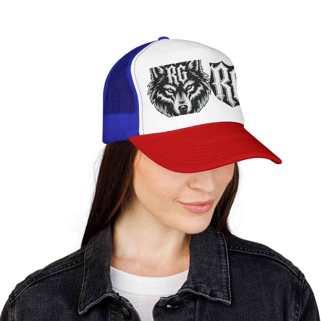 Wolf Patch Trucker Hat — RG Logo Foam Cap