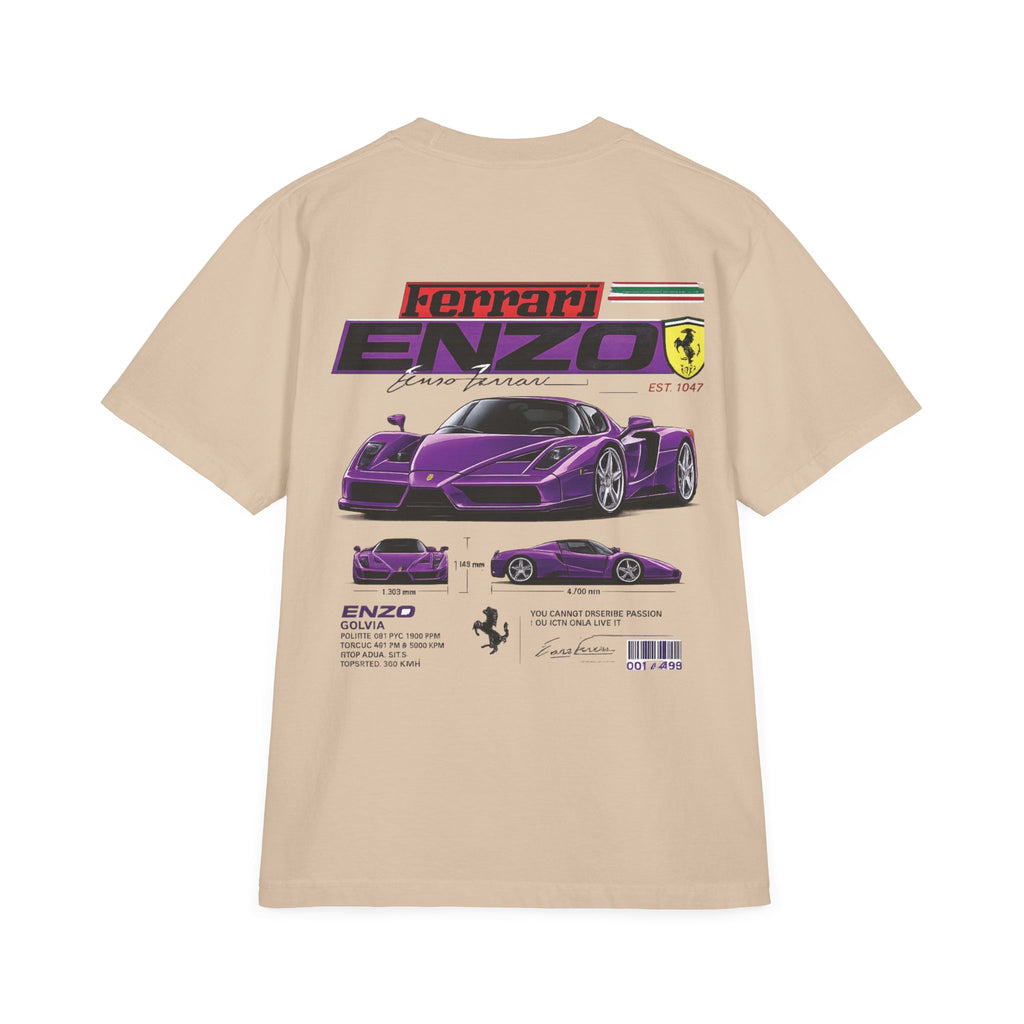 Graphic Tee — Purple Streetwear Car & Character Design