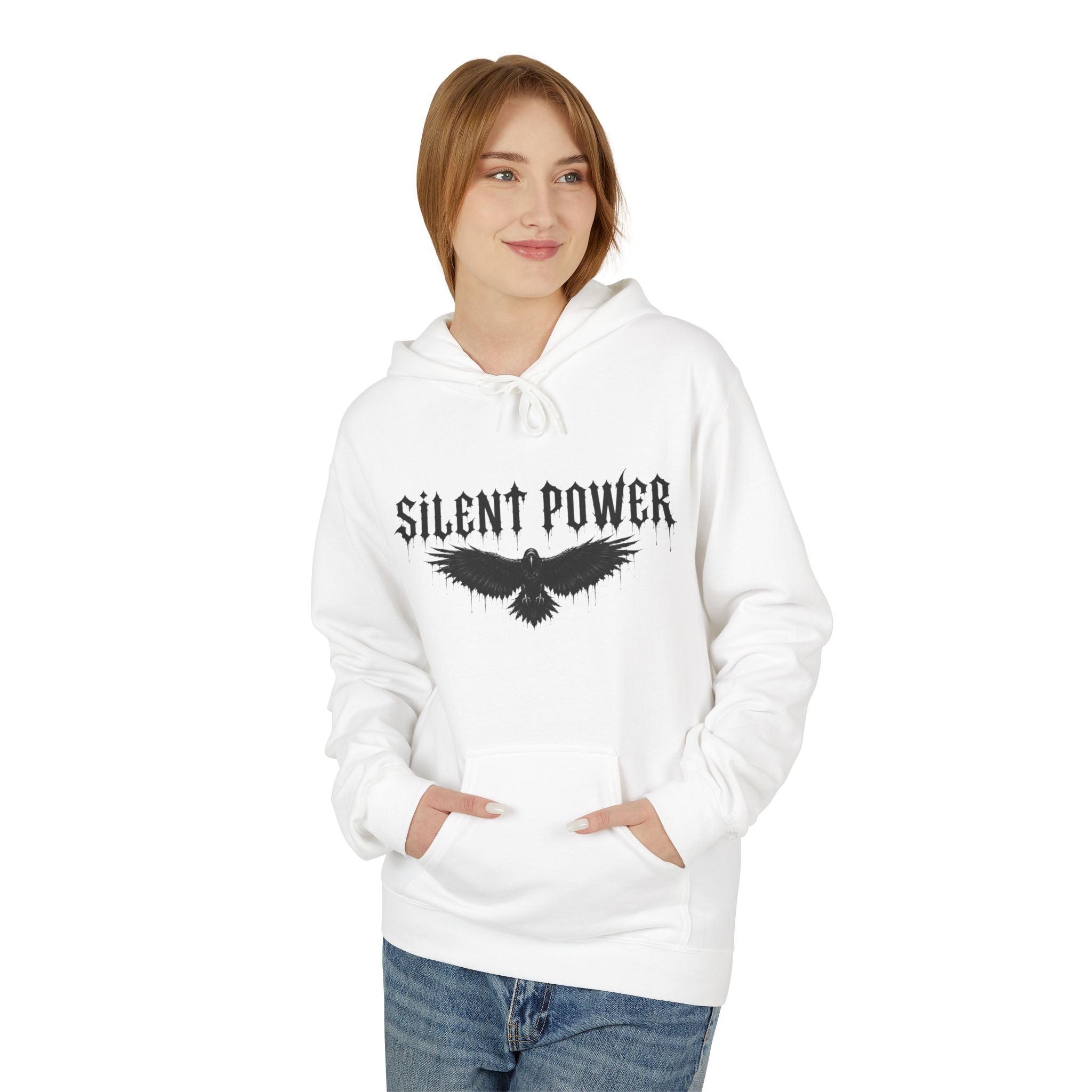 Silent Power Hoodie — Lion Crest Graphic Pullover