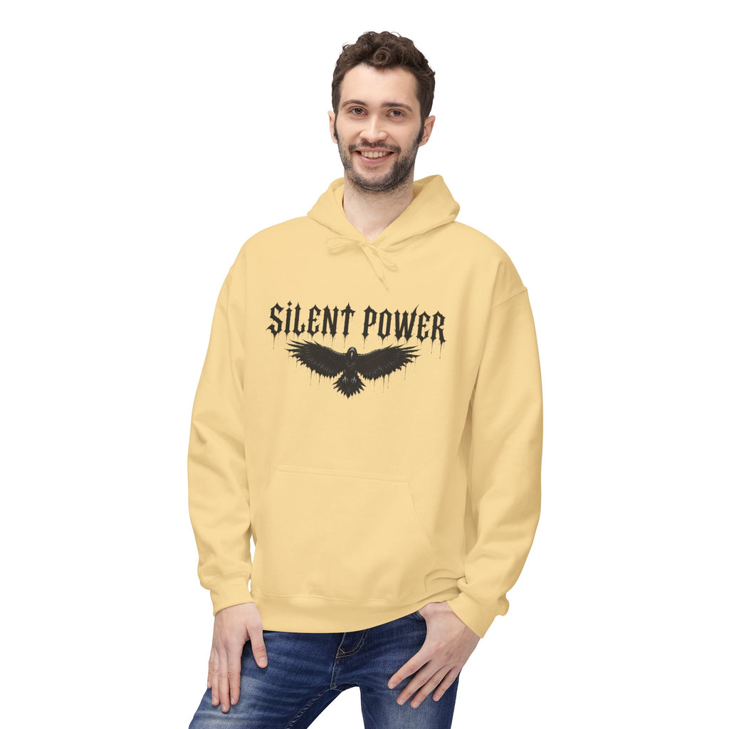 Silent Power Hoodie — Lion Crest Graphic Pullover