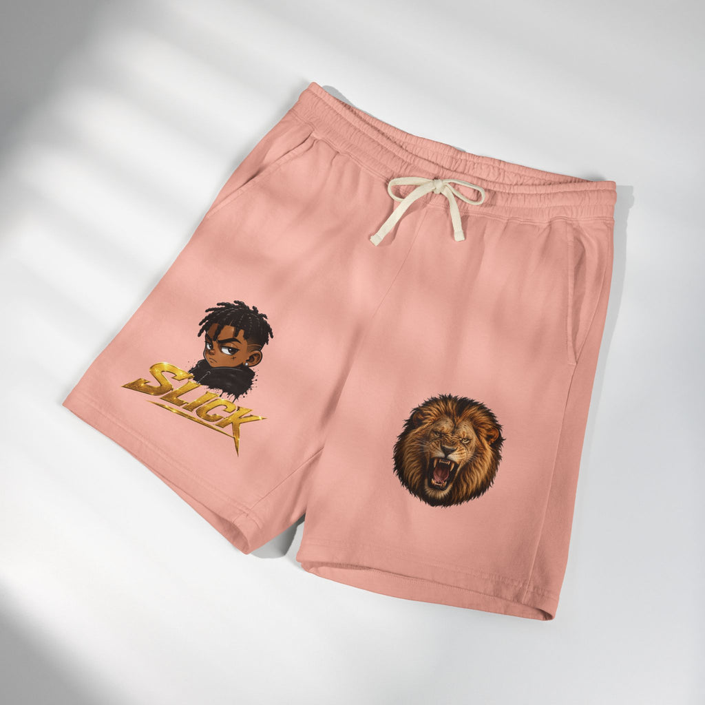 Lion & Slick Graphic Fleece Sweat Shorts
