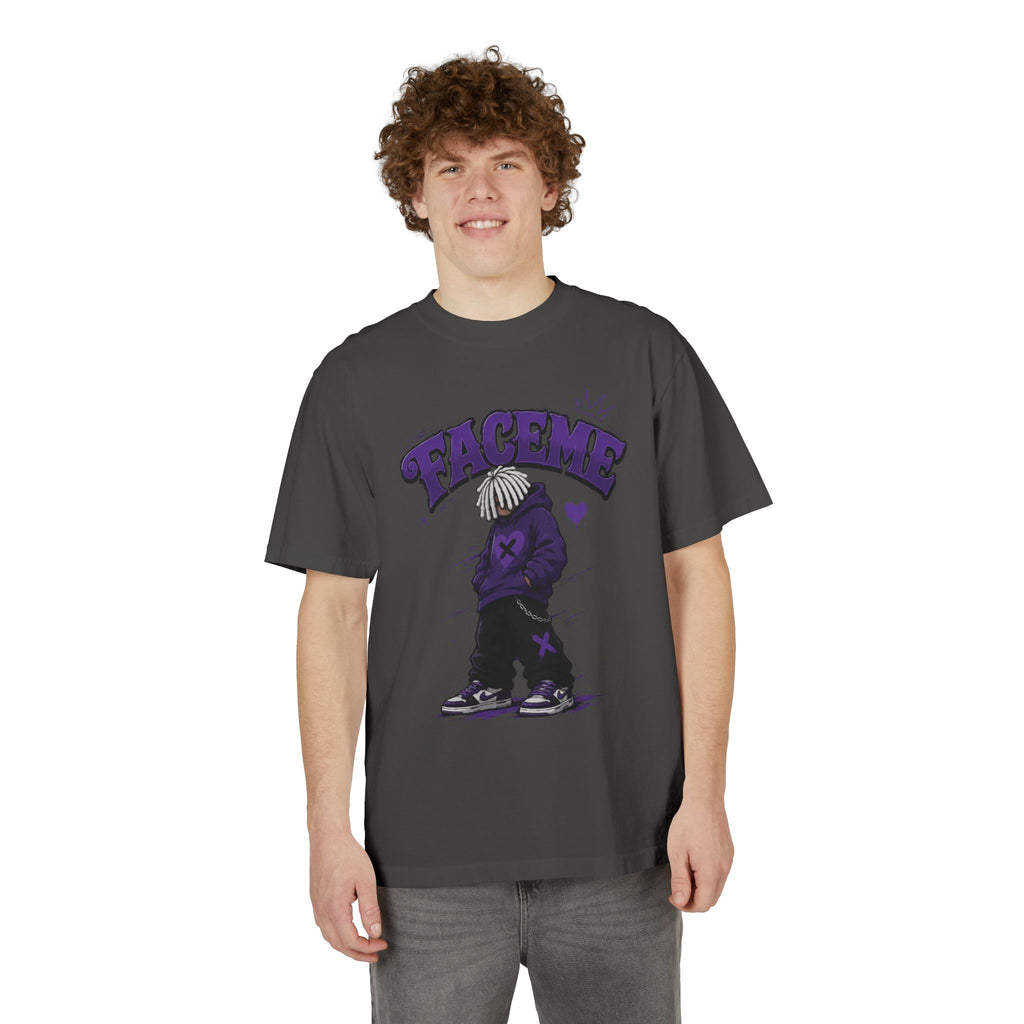 Graphic Tee — Purple Streetwear Car & Character Design
