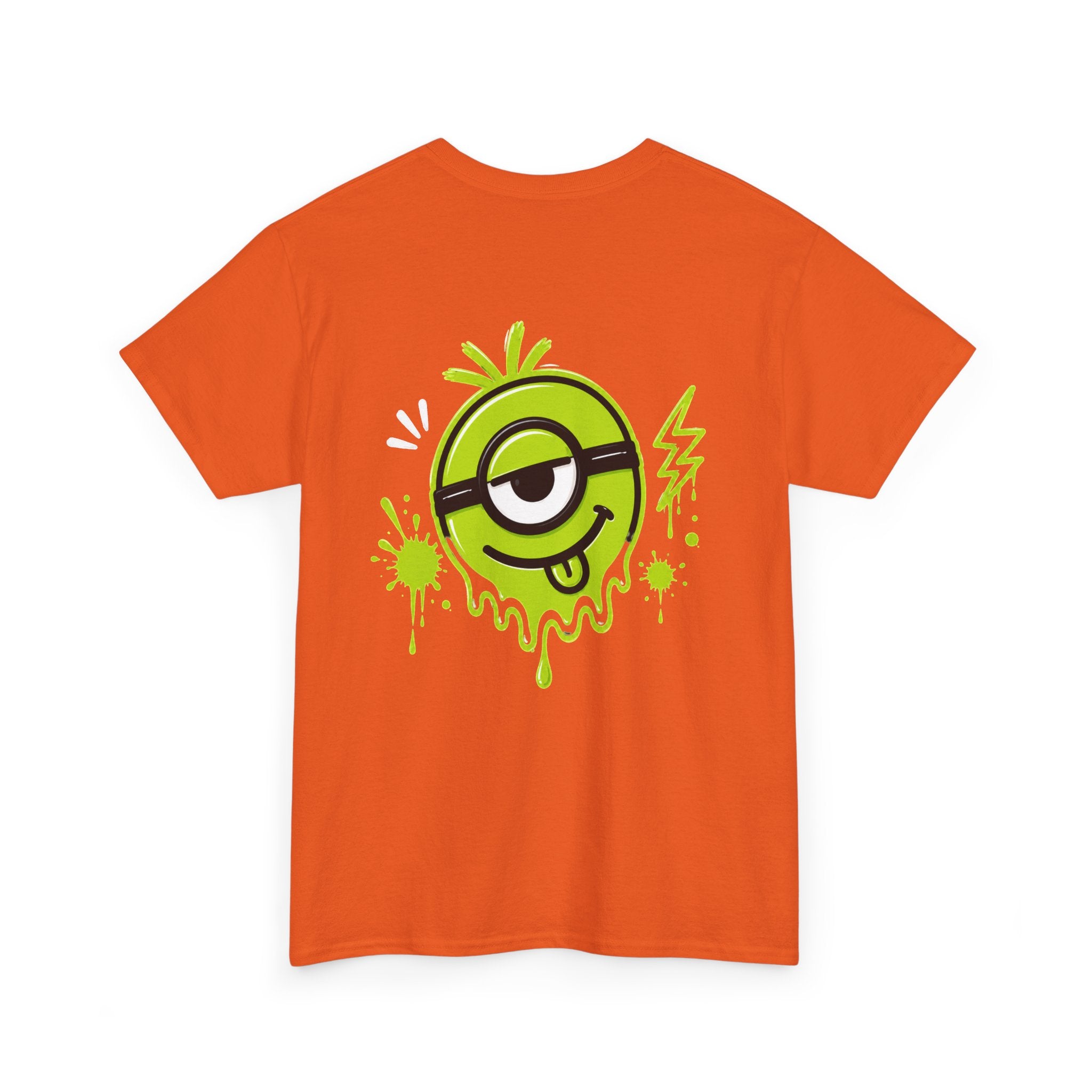 Juicy Graffiti Tee — Neon Green Street Art Graphic T-Shirt