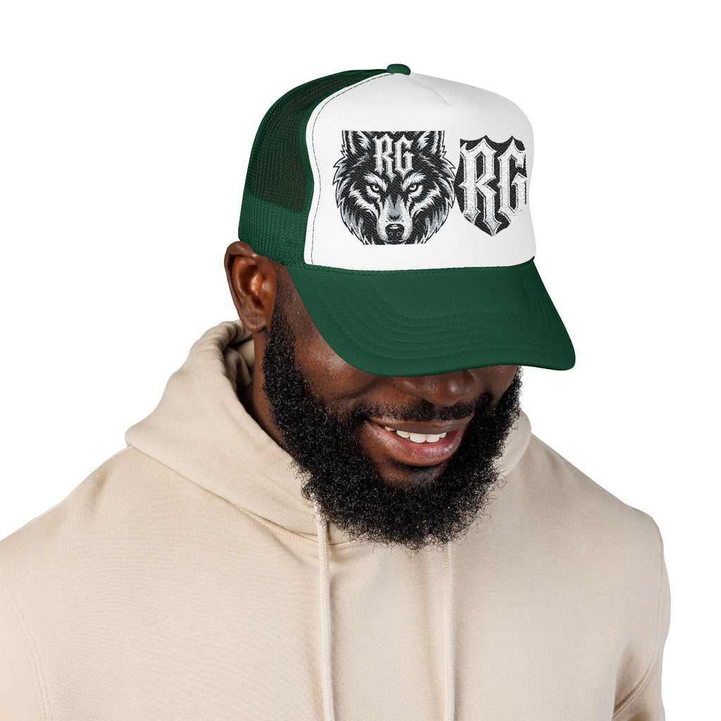Wolf Patch Trucker Hat — RG Logo Foam Cap