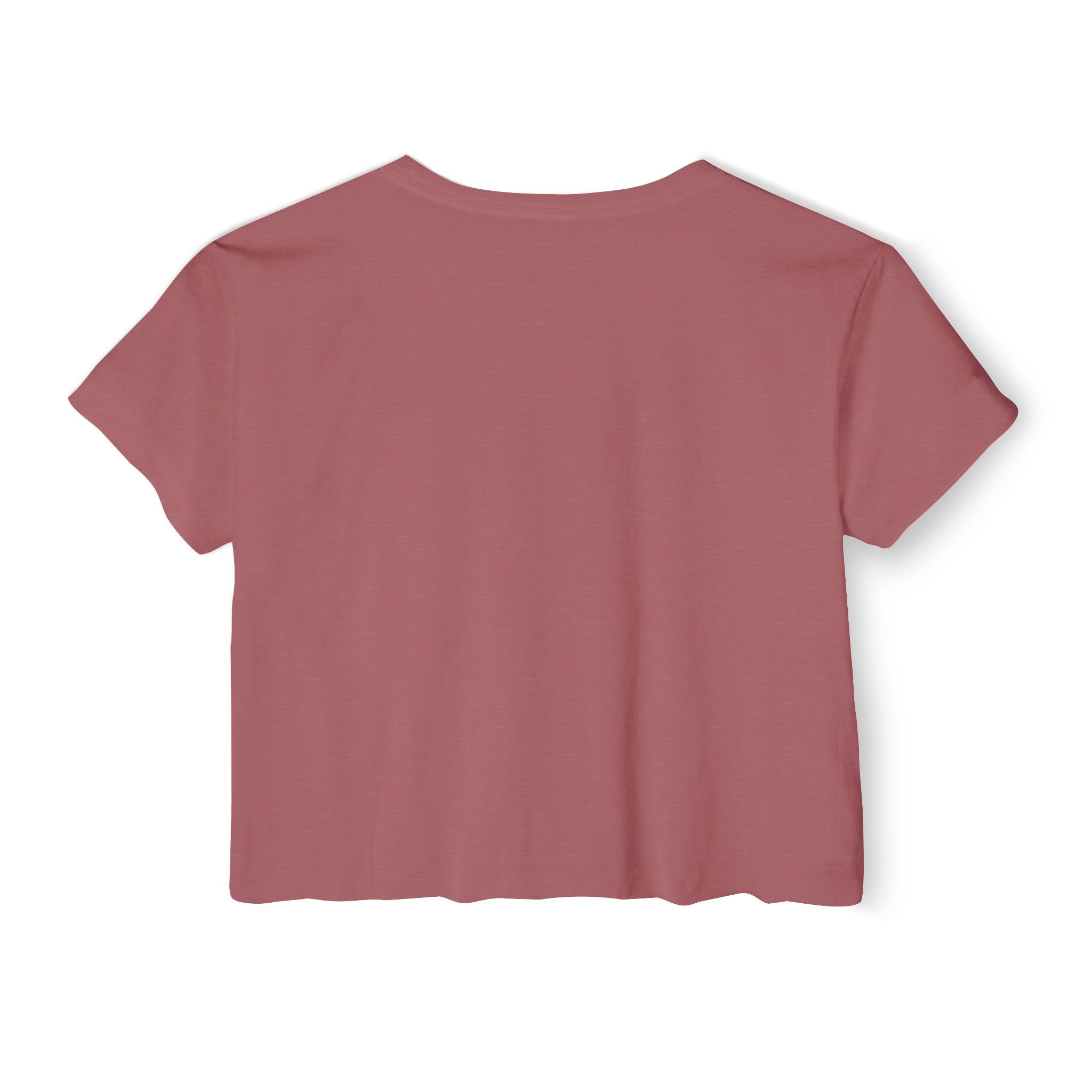 Crop Top — "I Reflect Your Vibe" Feminine Festival Graphic Tee