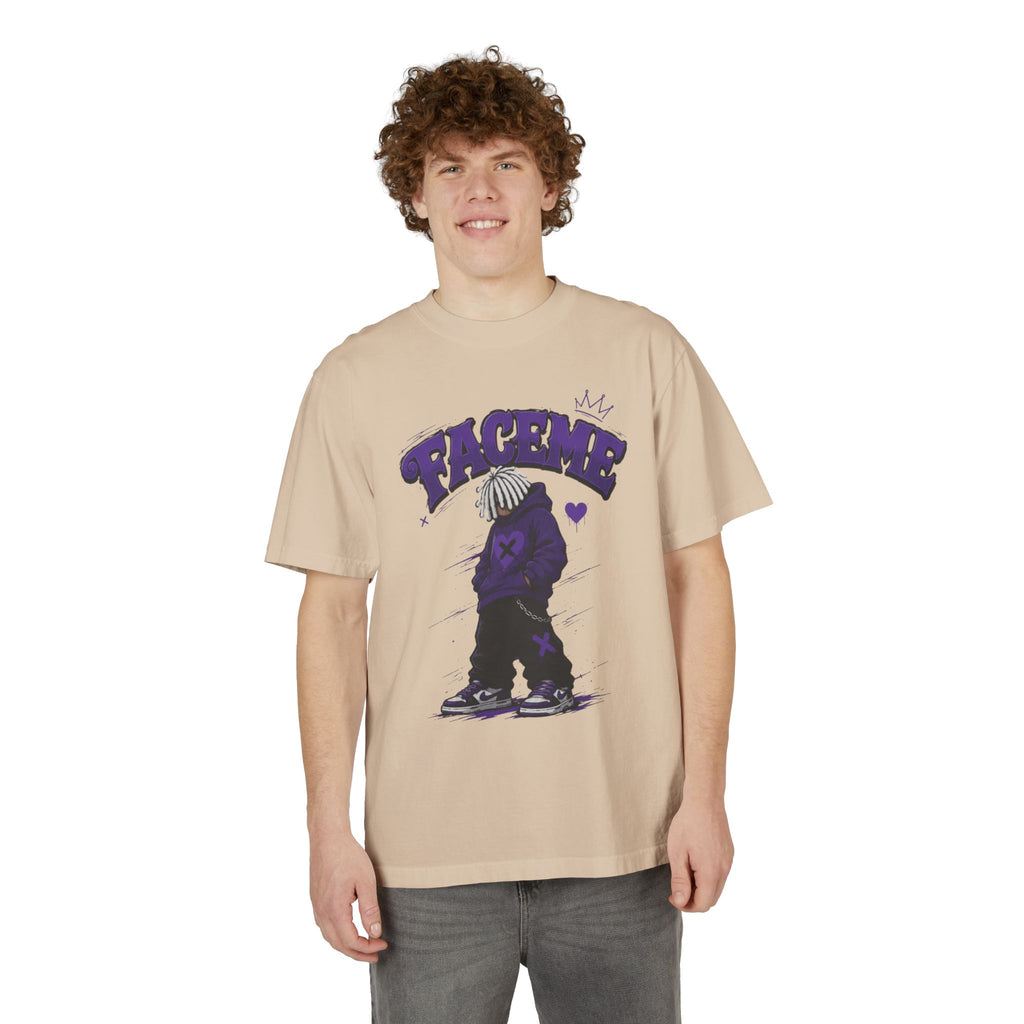 Graphic Tee — Purple Streetwear Car & Character Design