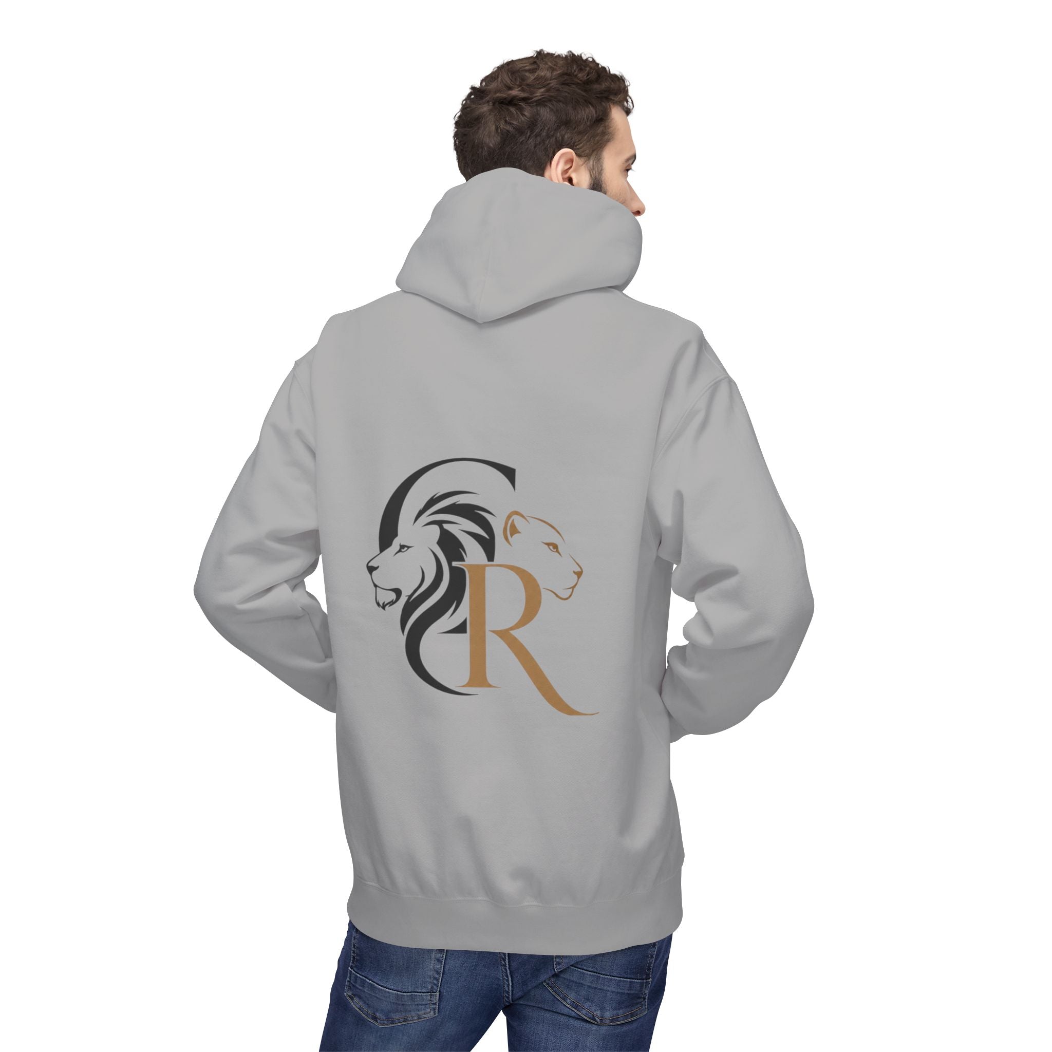 Silent Power Hoodie — Lion Crest Graphic Pullover