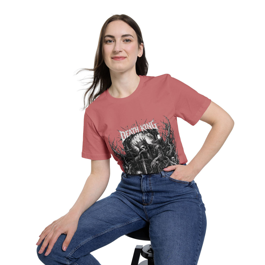 Grim Reaper Forest T-Shirt — Dark Skull Gothic Tee