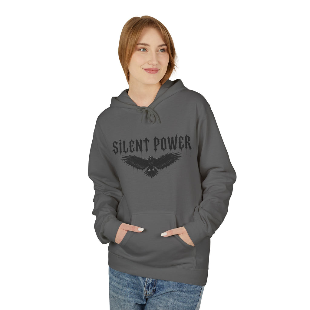 Silent Power Hoodie — Lion Crest Graphic Pullover