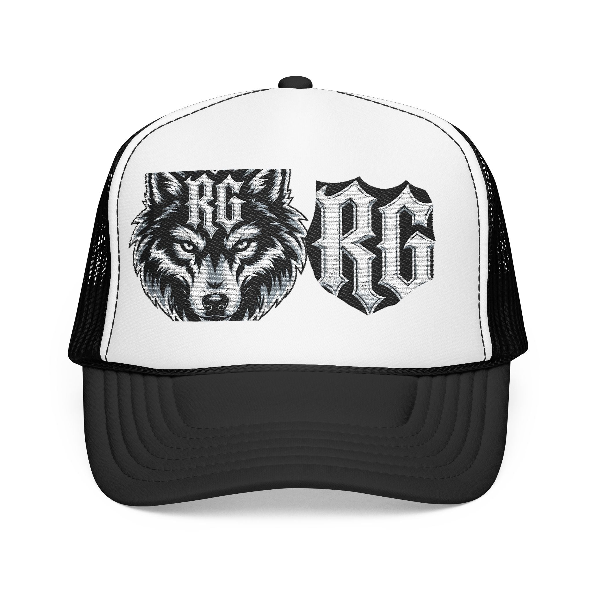 Wolf Patch Trucker Hat — RG Logo Foam Cap
