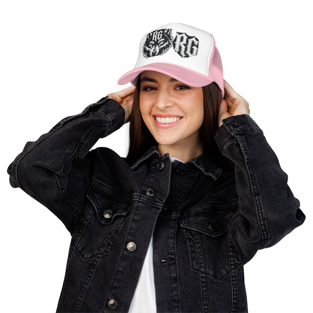 Wolf Patch Trucker Hat — RG Logo Foam Cap