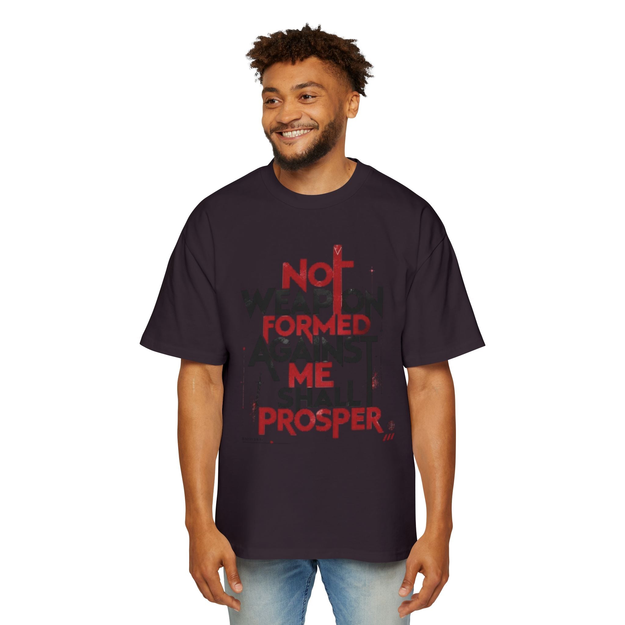 Faith Warrior T‑Shirt — “No Weapon Formed Against Me Shall Prosper” Inspirational Christian Tee