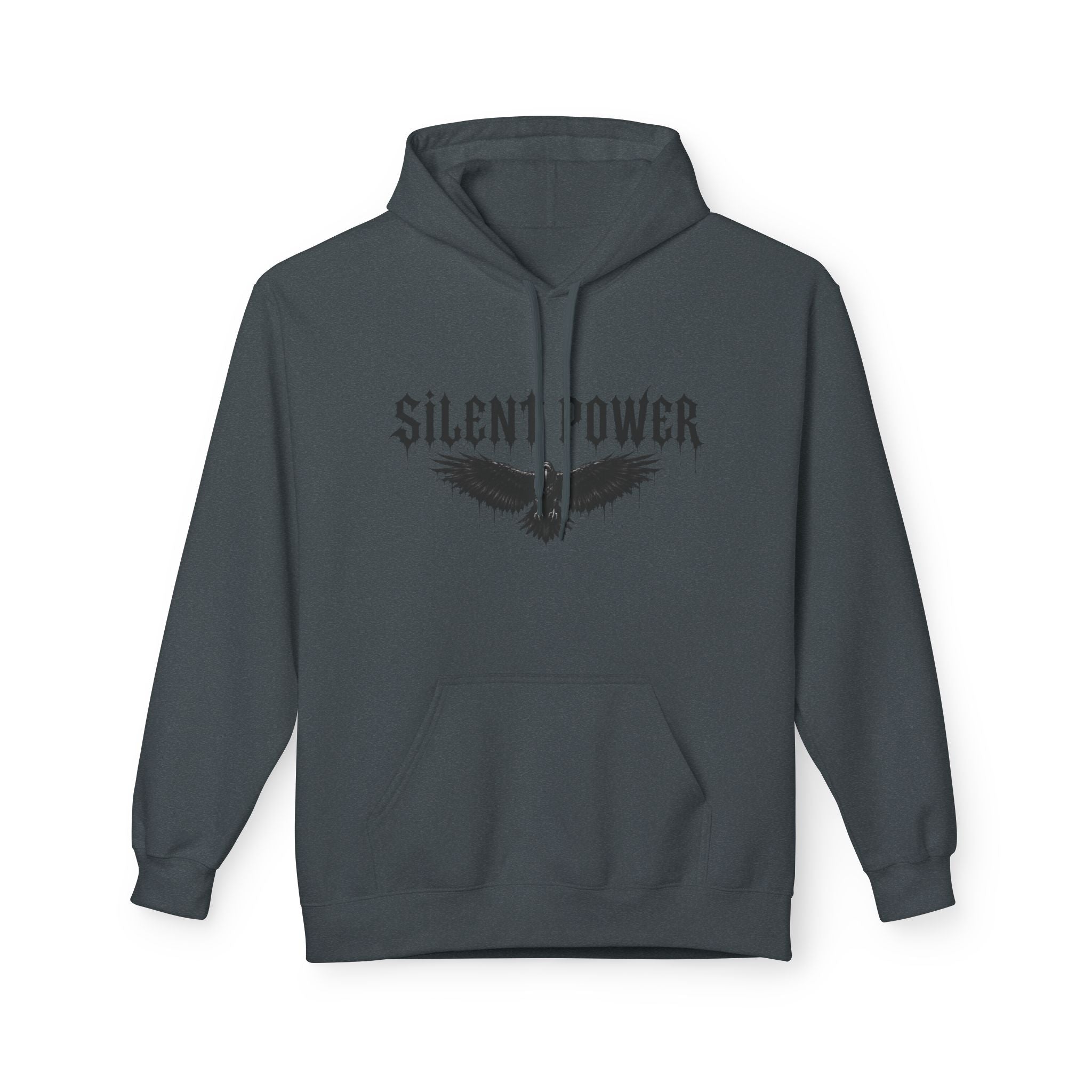 Silent Power Hoodie — Lion Crest Graphic Pullover