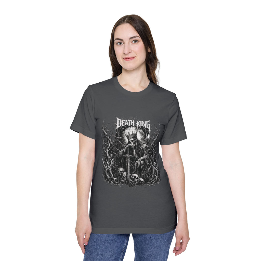 Grim Reaper Forest T-Shirt — Dark Skull Gothic Tee