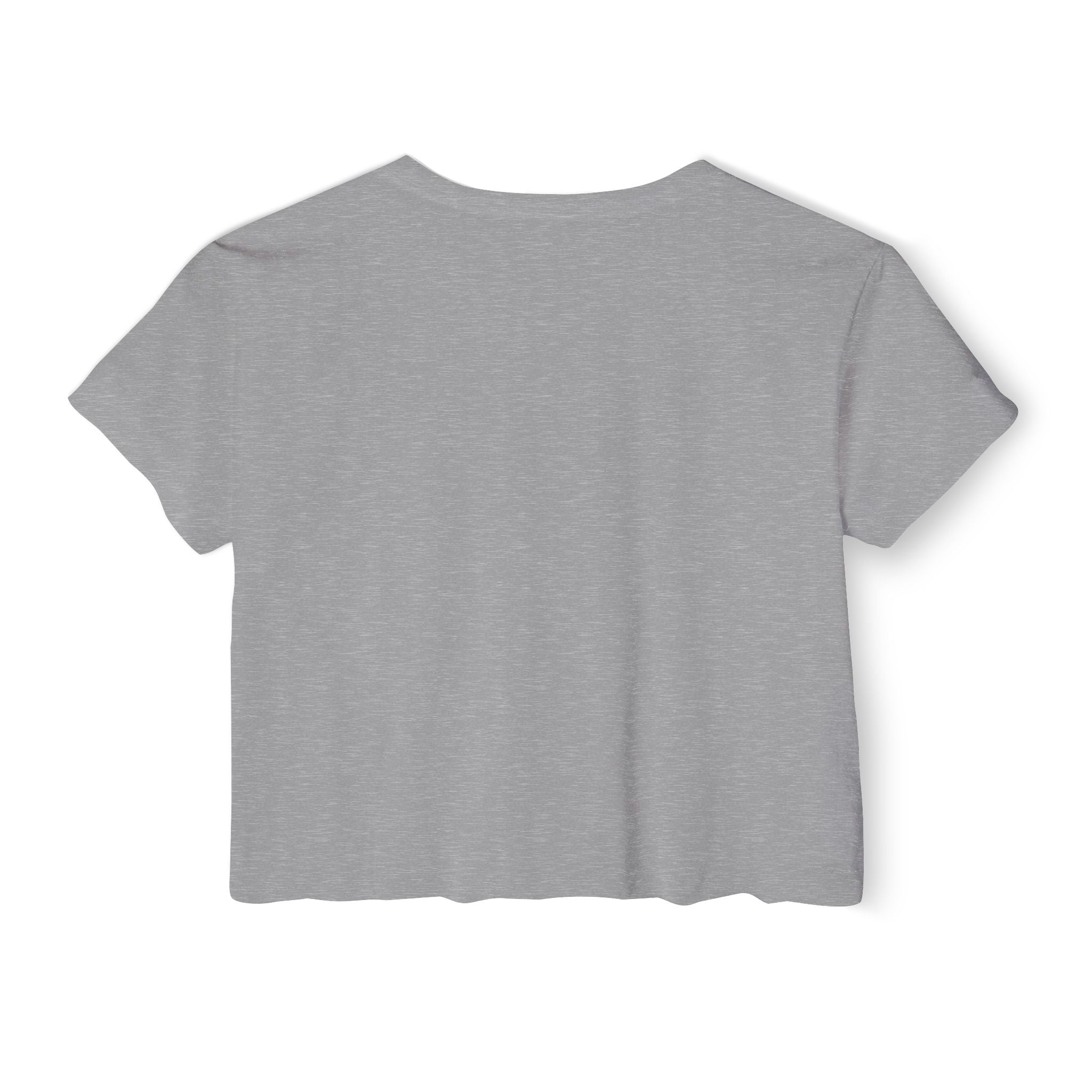 Crop Top — "I Reflect Your Vibe" Feminine Festival Graphic Tee