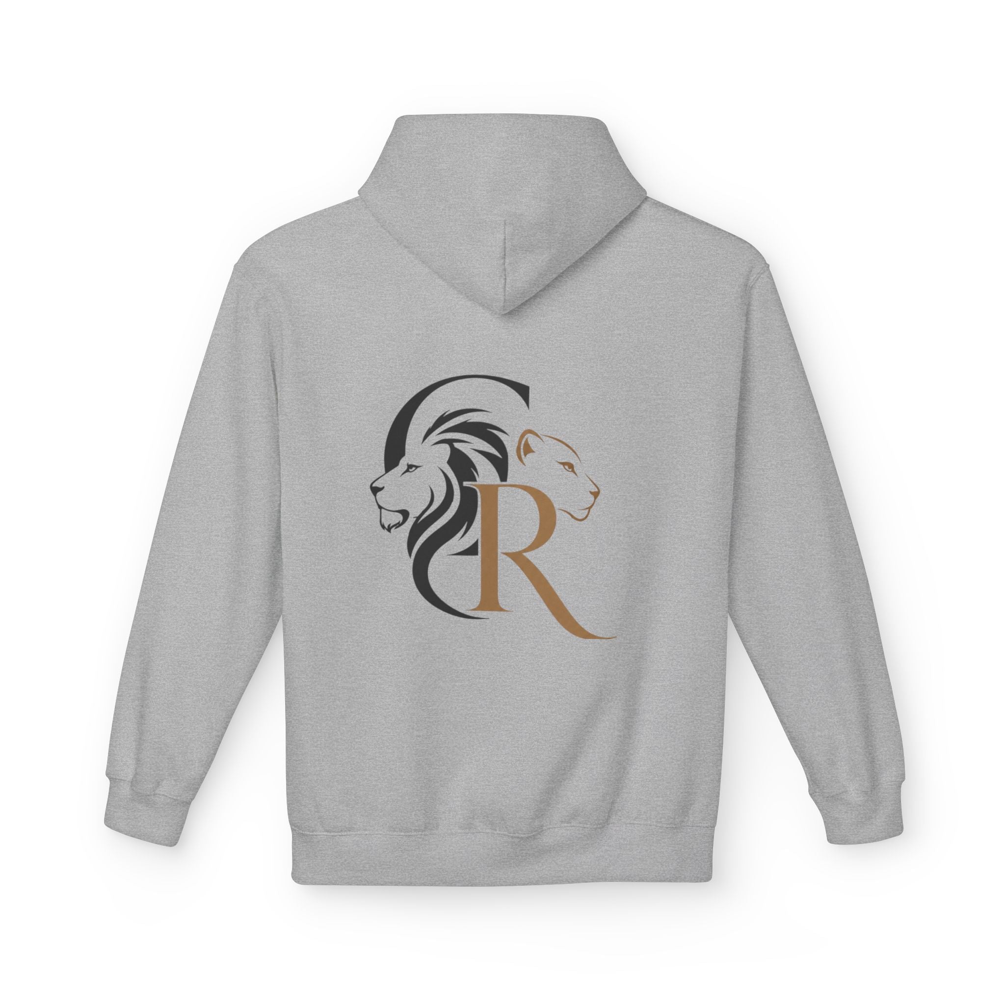 Silent Power Hoodie — Lion Crest Graphic Pullover