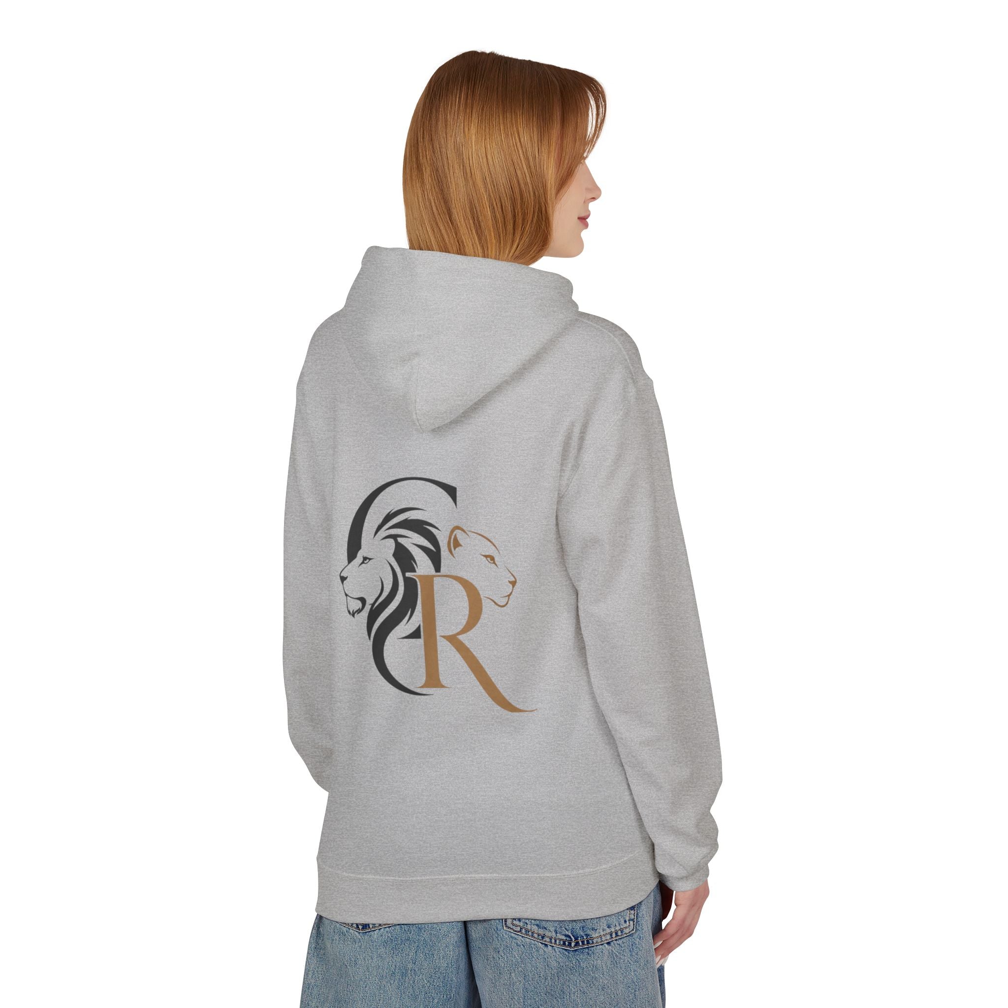 Silent Power Hoodie — Lion Crest Graphic Pullover