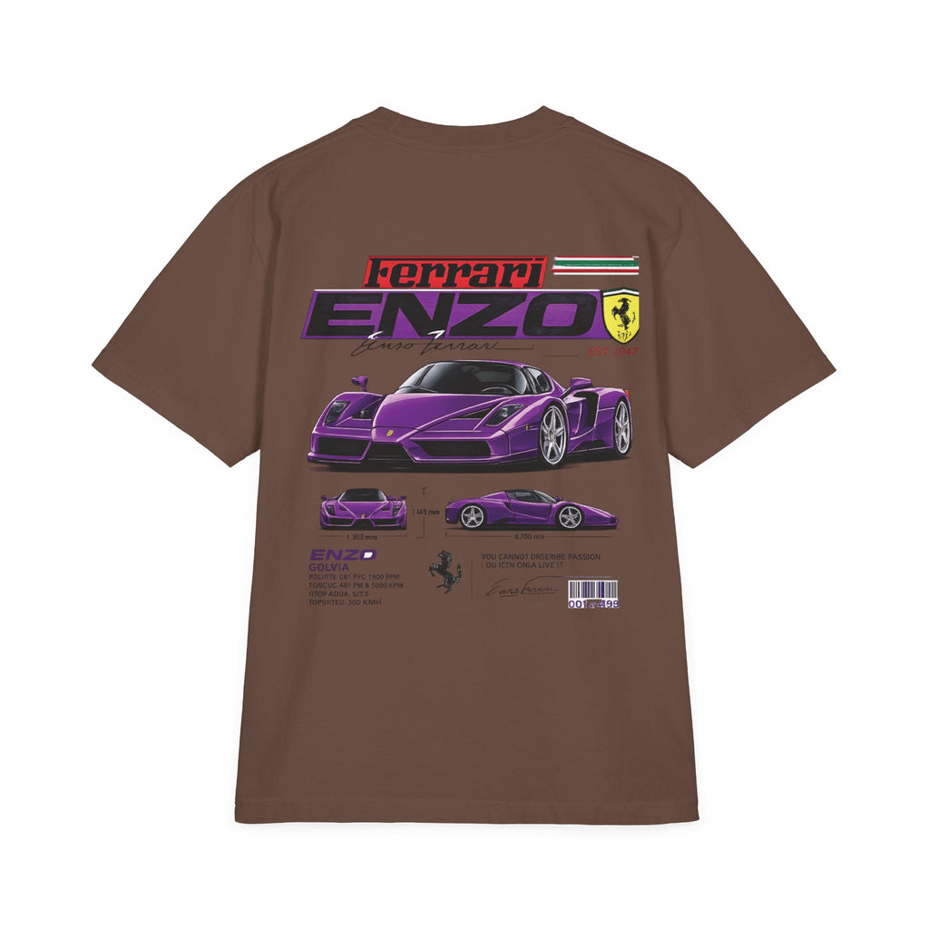 Graphic Tee — Purple Streetwear Car & Character Design
