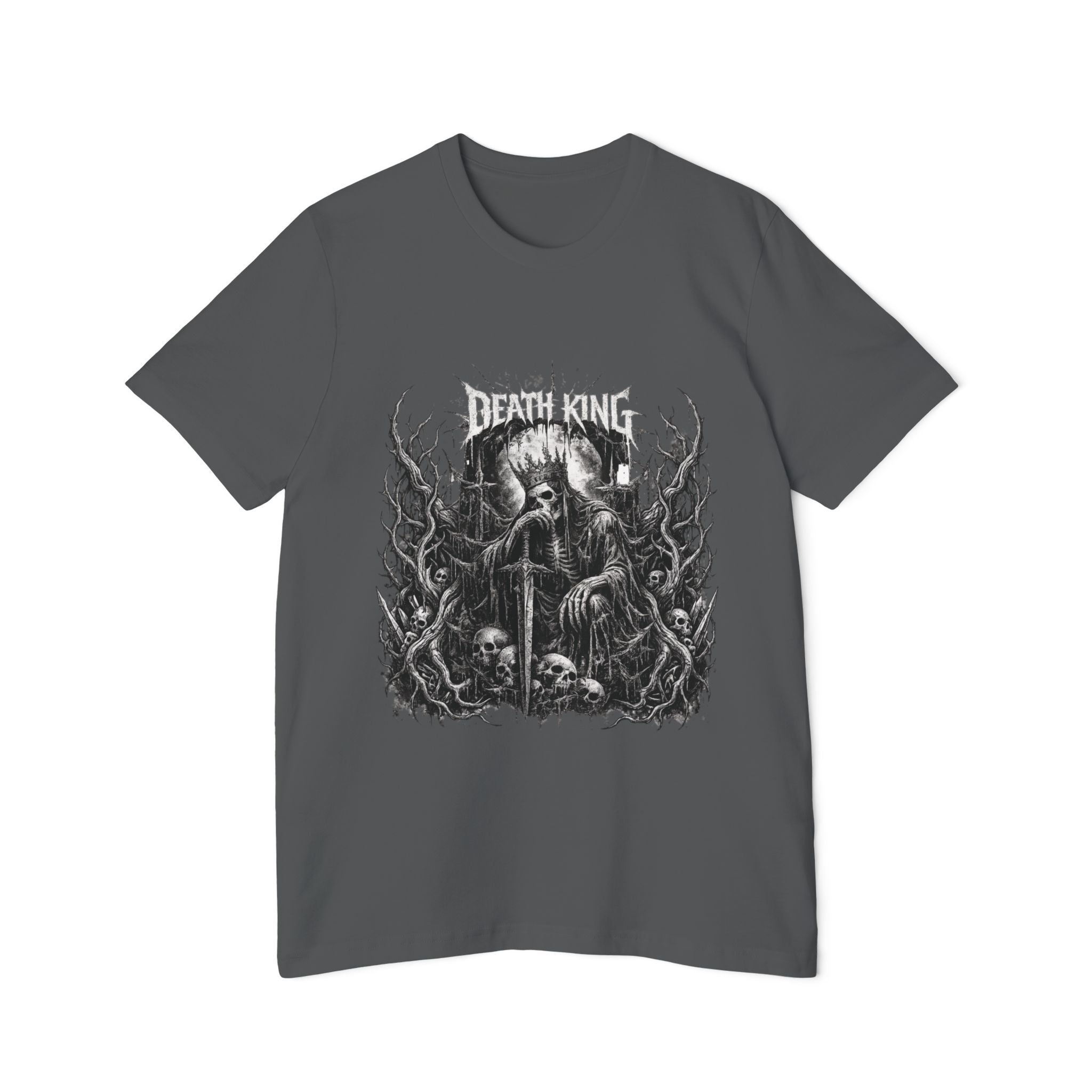 Grim Reaper Forest T-Shirt — Dark Skull Gothic Tee